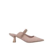 Puntige Neus Hak Schoen Gesp Sluiting Alma EN Pena , Pink , Dames