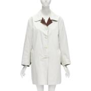 Pre-owned Cotton outerwear Hermès Vintage , Brown , Dames