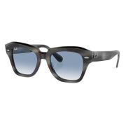Vierkante zonnebril State Street Rb2186 Ray-Ban , Gray , Unisex