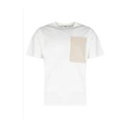 Casual Ronde Hals Zak T-Shirt Xagon Man , White , Heren