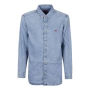 Eenvoudig Shirt Diesel , Blue , Heren