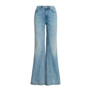 Blauwe Jeans Klassieke Stijl Ralph Lauren , Blue , Dames