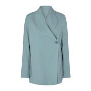 Teal Viv Blazer Remain Birger Christensen , Blue , Dames