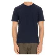 Blauwe T-shirts en Polos Lichtgewicht Stof Herno , Blue , Heren