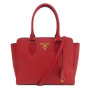 Pre-owned Leather prada-bags Prada Vintage , Red , Dames