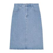 Denim Lily Katoenen Rok Opéra Sport , Blue , Dames