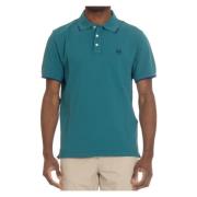 Groene Polo Shirt met Contrastdetails Jacob Cohën , Green , Heren