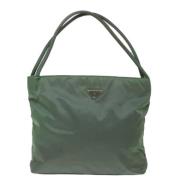 Pre-owned Fabric prada-bags Prada Vintage , Green , Dames