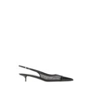 Stijlvolle Sandalen voor de Zomer Saint Laurent , Black , Dames