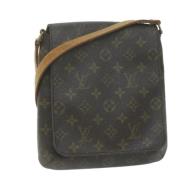 Pre-owned Canvas shoulder-bags Louis Vuitton Vintage , Brown , Dames