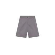 Italiaanse Chino Shorts met Hoge Taille Sotf , Gray , Heren