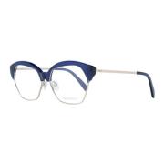 Blauwe Cat Eye Optische Monturen Emilio Pucci , Blue , Dames