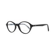 Zwarte ovale plastic optische monturen Emilio Pucci , Black , Dames