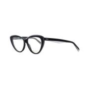 Zwarte Stijlvolle Optische Frames Emilio Pucci , Black , Dames