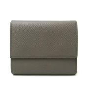 Pre-owned Leather wallets Celine Vintage , Gray , Dames