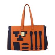 Pre-owned Leather totes Hermès Vintage , Multicolor , Dames