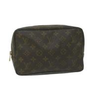 Pre-owned Canvas clutches Louis Vuitton Vintage , Brown , Dames