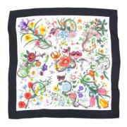 Pre-owned Silk scarves Gucci Vintage , Multicolor , Dames