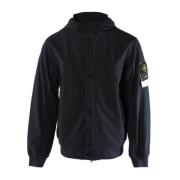 Soft Shell Jas Blauw Stone Island , Blue , Heren