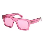 Fausto FT 0711 Sunglasses Tom Ford , Pink , Unisex