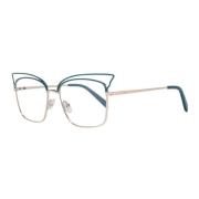 Turquoise Metalen Optische Monturen Emilio Pucci , Blue , Dames