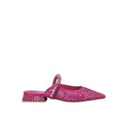 Kristal platte schoen Alma EN Pena , Pink , Dames