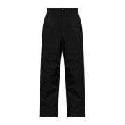 Broek met manchetten aangetrokken met trekkoorden A.p.c. , Black , Her...