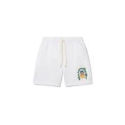 Avenida Printed Sweatshort White Casablanca , White , Heren