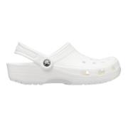 Klassieke Klomp Sabot Schoenen Crocs , White , Heren