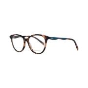 Bruine Ovale Optische Monturen Emilio Pucci , Brown , Dames