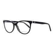 Zwarte ovale plastic optische monturen Emilio Pucci , Black , Dames