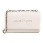 Shoulder bag Calvin Klein Jeans , Beige , Dames