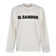 Heren Porselein T-shirt & Polo Jil Sander , White , Heren