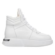 Dames Witte Suède Hoge Winter Sneakers ES8 Er00112332 Estro , White , ...