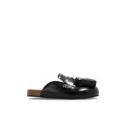 Leren pantoffels JW Anderson , Black , Dames