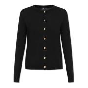 Knoop Cardigan PS By Paul Smith , Black , Dames