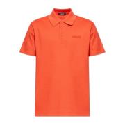Polo met logo Versace , Orange , Heren