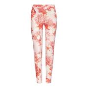 Leggings met Barocco Sea print Versace , Multicolor , Dames