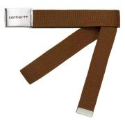 Clip Riem Chroom Hamilton Bruin Carhartt Wip , Brown , Unisex