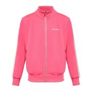 Ritssluiting hoodie Palm Angels , Pink , Heren