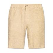 Katoenen shorts Versace , Beige , Heren