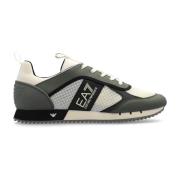 Sportschoenen met logo Emporio Armani EA7 , Green , Heren