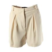 Rosa Shorts 98% Polyester 2% Elastaan Pinko , Beige , Dames