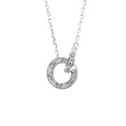 Pre-owned White Gold necklaces Cartier Vintage , Gray , Dames