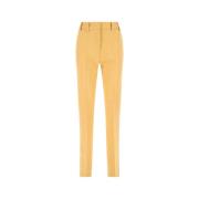 Pastel Oranje Wollen Broek Quira , Orange , Dames