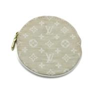 Pre-owned Canvas wallets Louis Vuitton Vintage , Gray , Dames