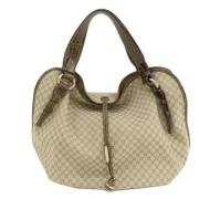 Pre-owned Canvas totes Celine Vintage , Beige , Dames