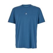 Blauw Logo 4G Geborduurde T-shirts Polos Givenchy , Blue , Heren