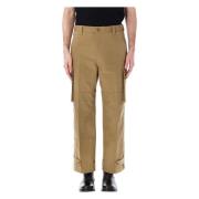 Beige Cargo Broek Ss24 Comme des Garçons , Beige , Heren