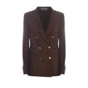 Stijlvolle Blazers voor Mannen Tagliatore , Brown , Dames